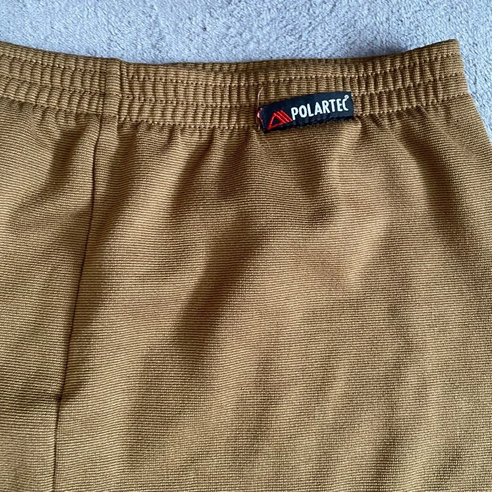 Cabelas Men XL 32x33 Tall Base Layer Pants Brown Polartec Thermal Long Johns USA